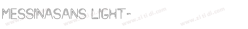 Messinasans light字体转换